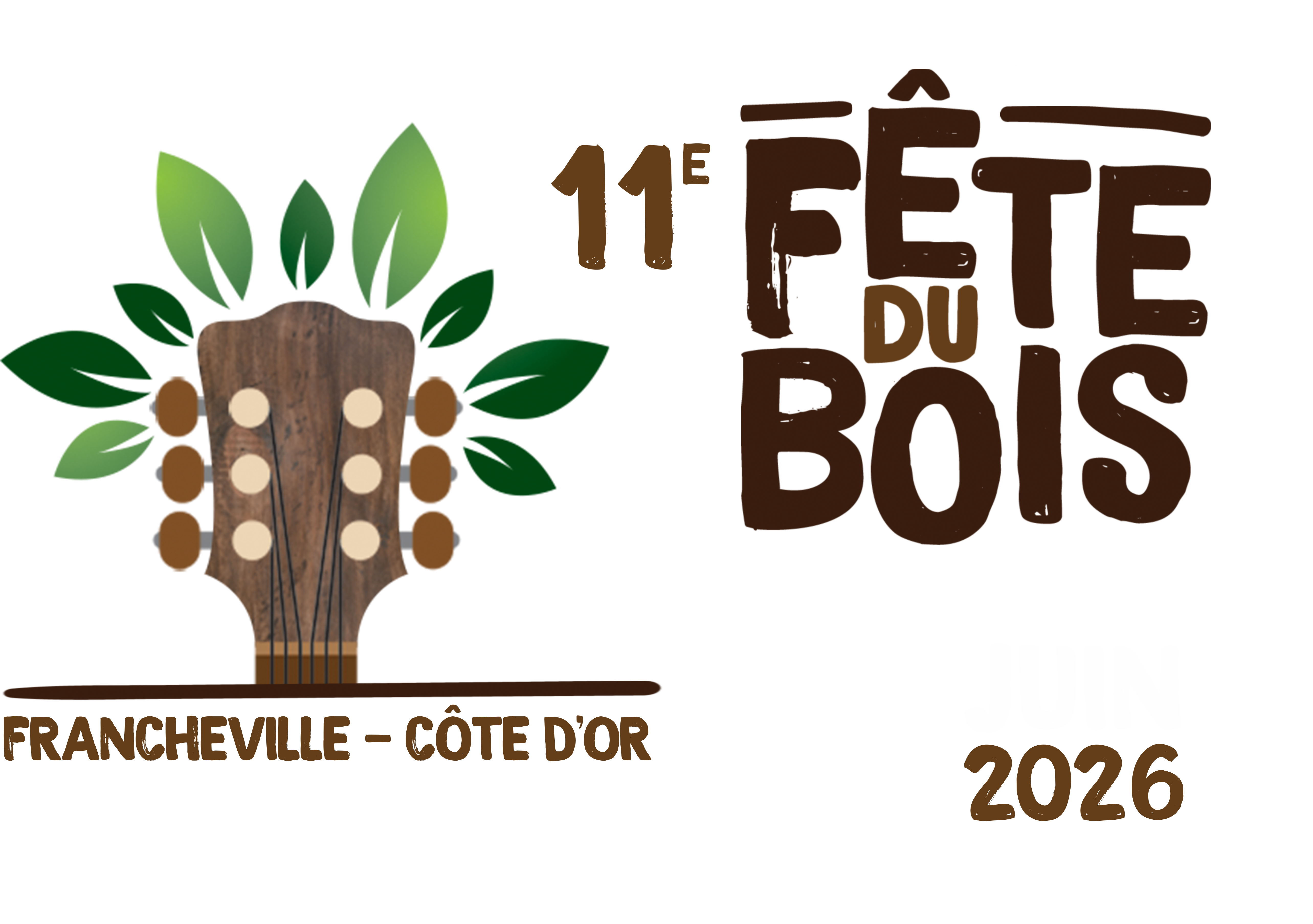 Titre d'affiche pour la Fête du Bois
